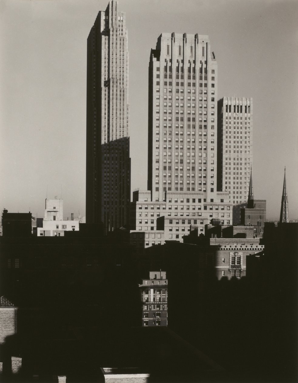 New York vanaf de Shelton door Alfred Stieglitz