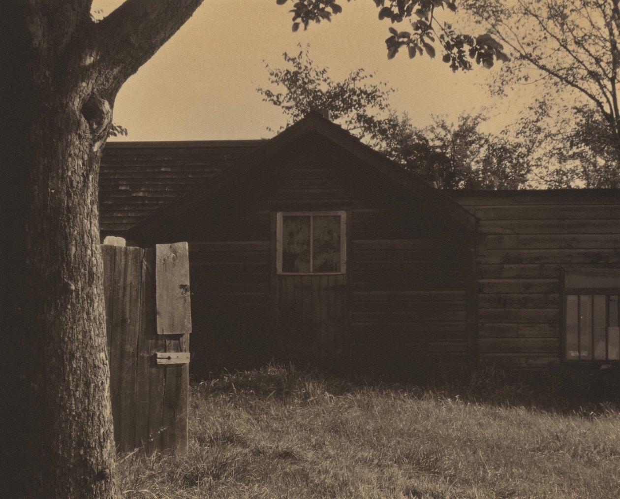 De schuur door Alfred Stieglitz