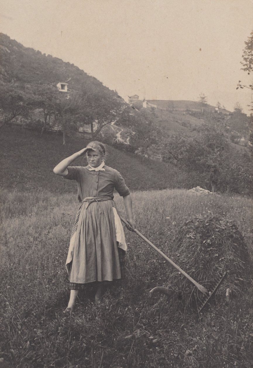 De oogst, Mittenwald door Alfred Stieglitz