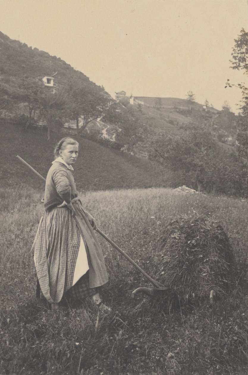De oogst, Mittenwald door Alfred Stieglitz