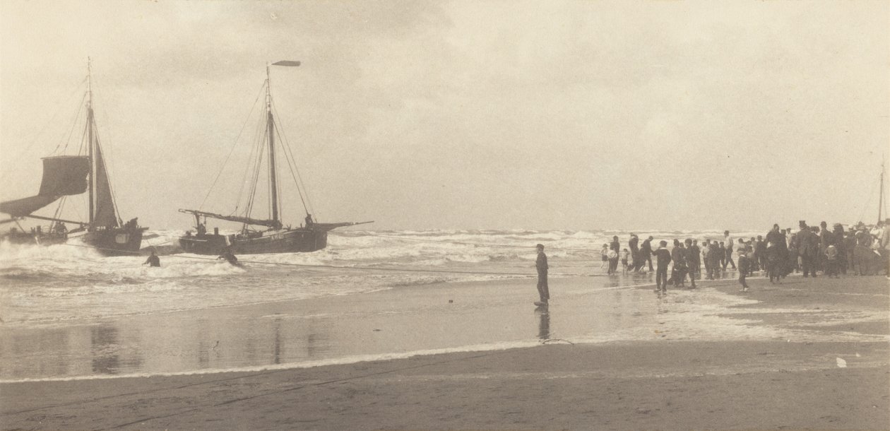 De aanleg van de boten door Alfred Stieglitz