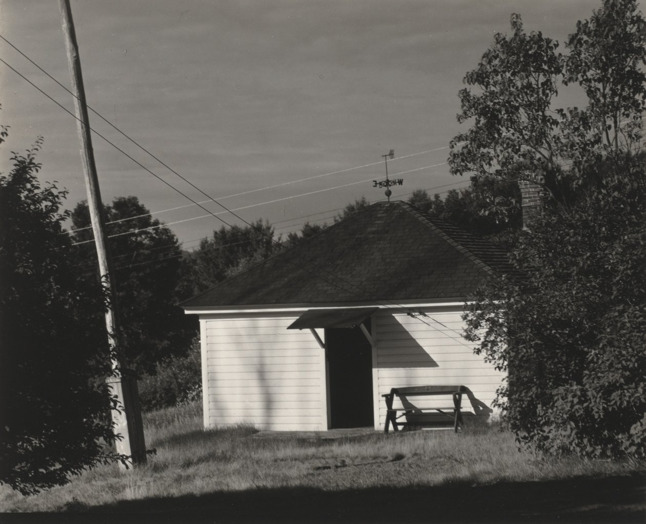 Het kleine huisje, Lake George door Alfred Stieglitz