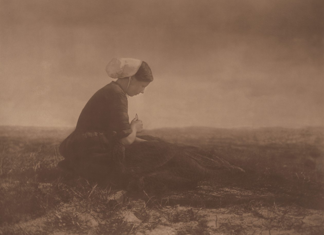 De Net-reparateur door Alfred Stieglitz
