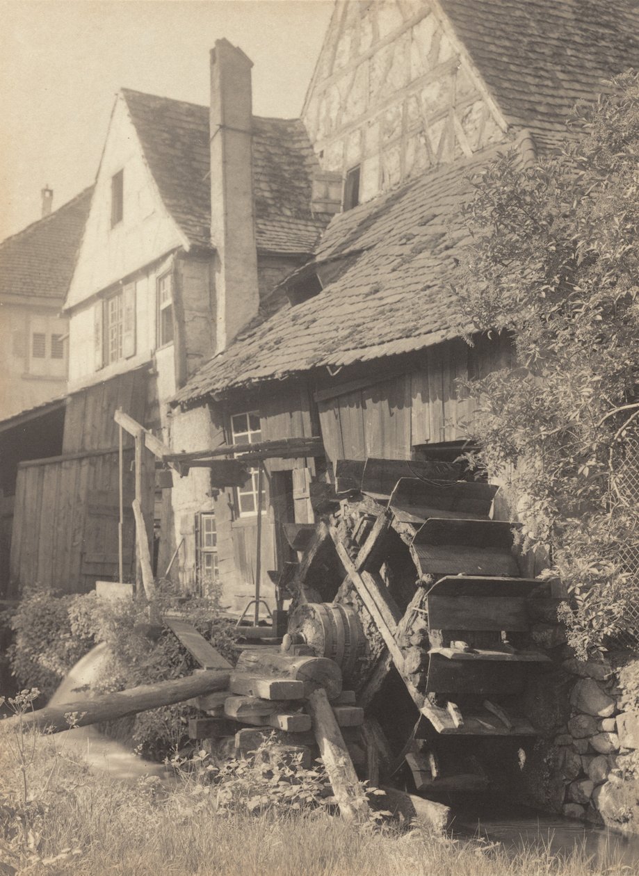 De oude molen door Alfred Stieglitz