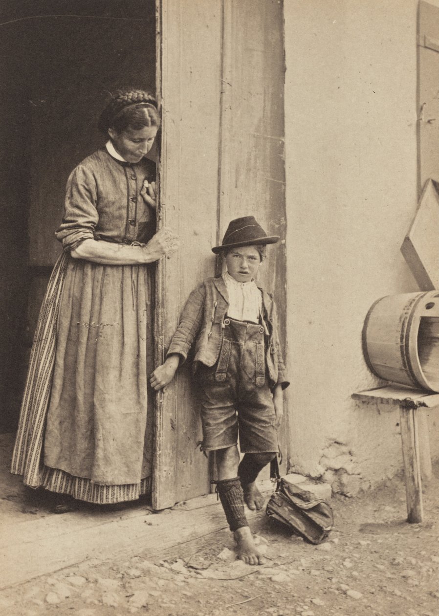 De spijbelaar, Mittenwald door Alfred Stieglitz