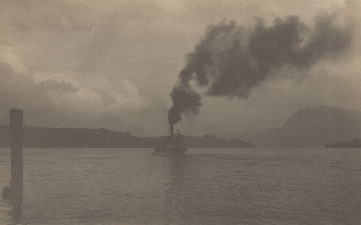 Schemering door Alfred Stieglitz