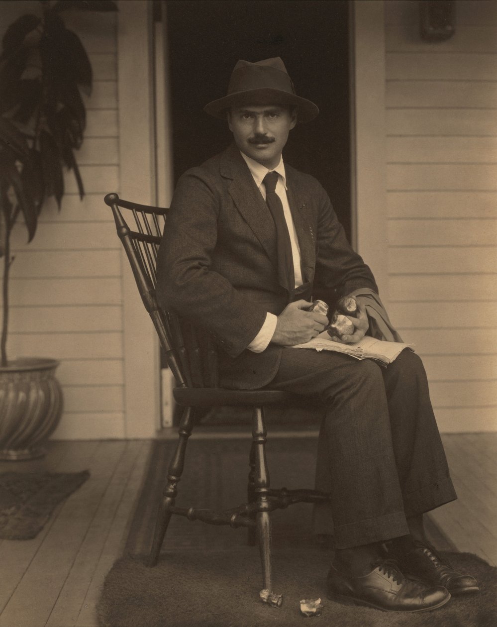 Waldo Frank door Alfred Stieglitz