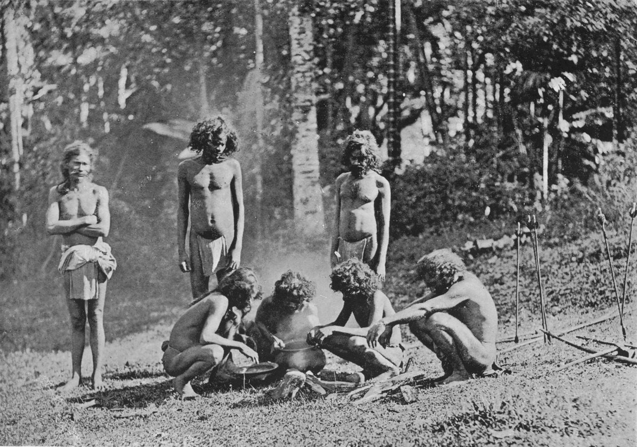 Veddahs of wilde mannen door Alfred William Amandus Plate