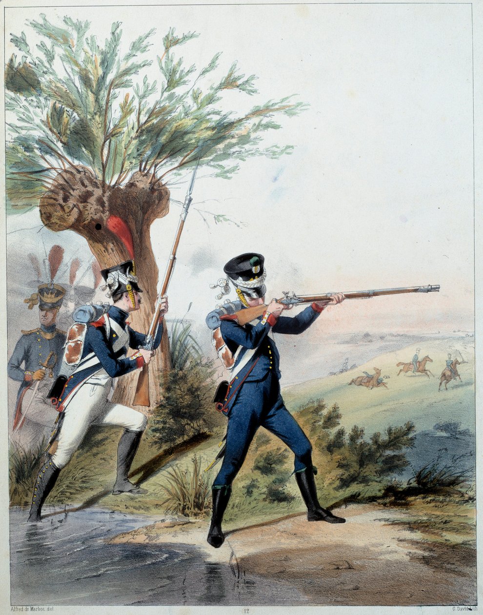 Napoleontische leger: Keizerlijke Garde door Alfred de (after) Marbot