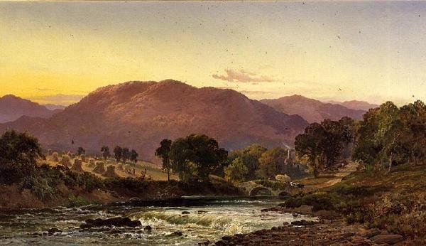 Bij de Llangollen Pas, Noord-Wales door Alfred de Breanski