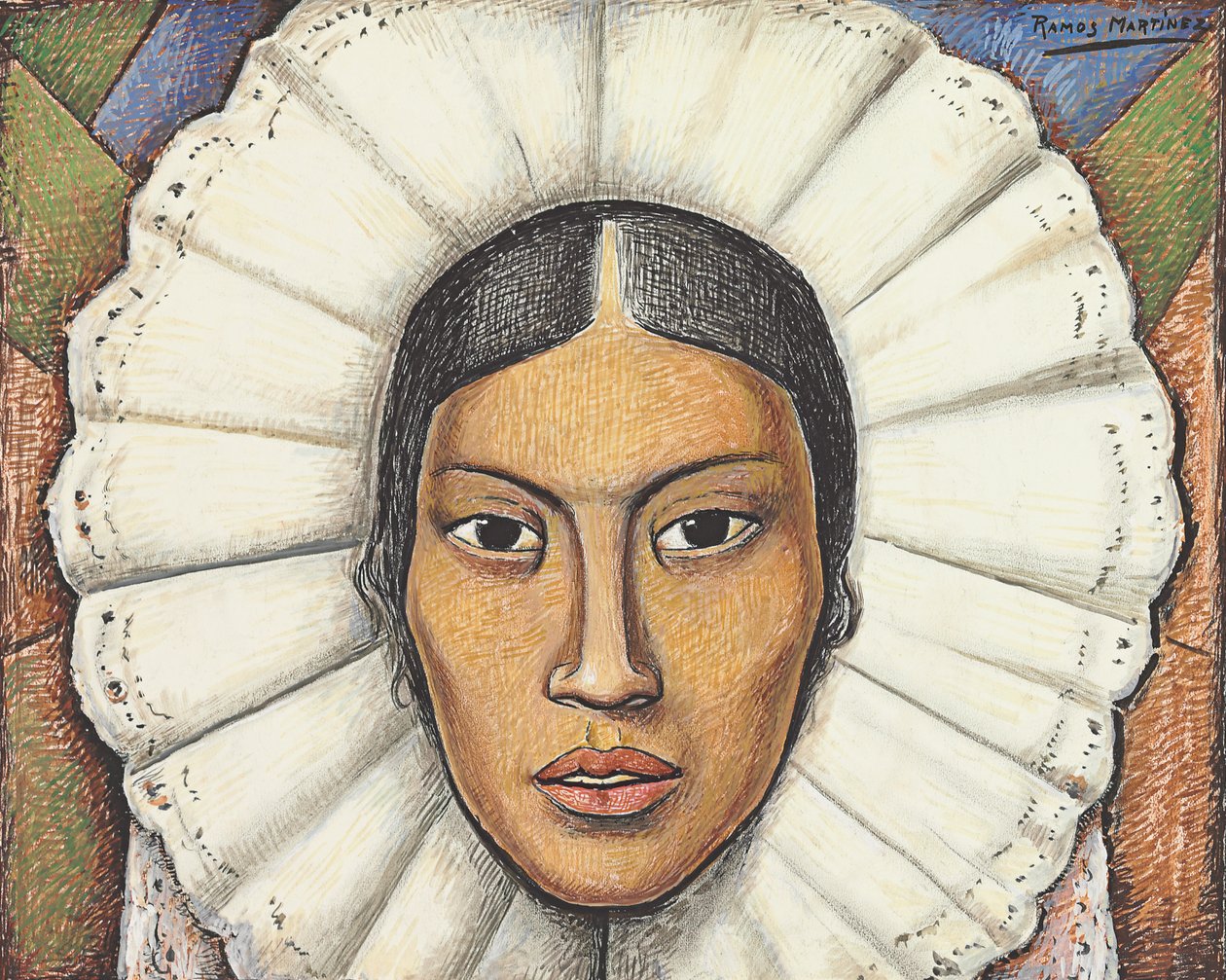 Tehuana, c.1930 door Alfredo Ramos Martinez