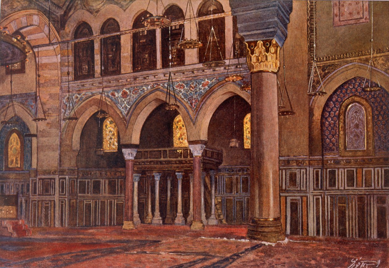 De moskee van Al-Fath door Alhusain Fawzy