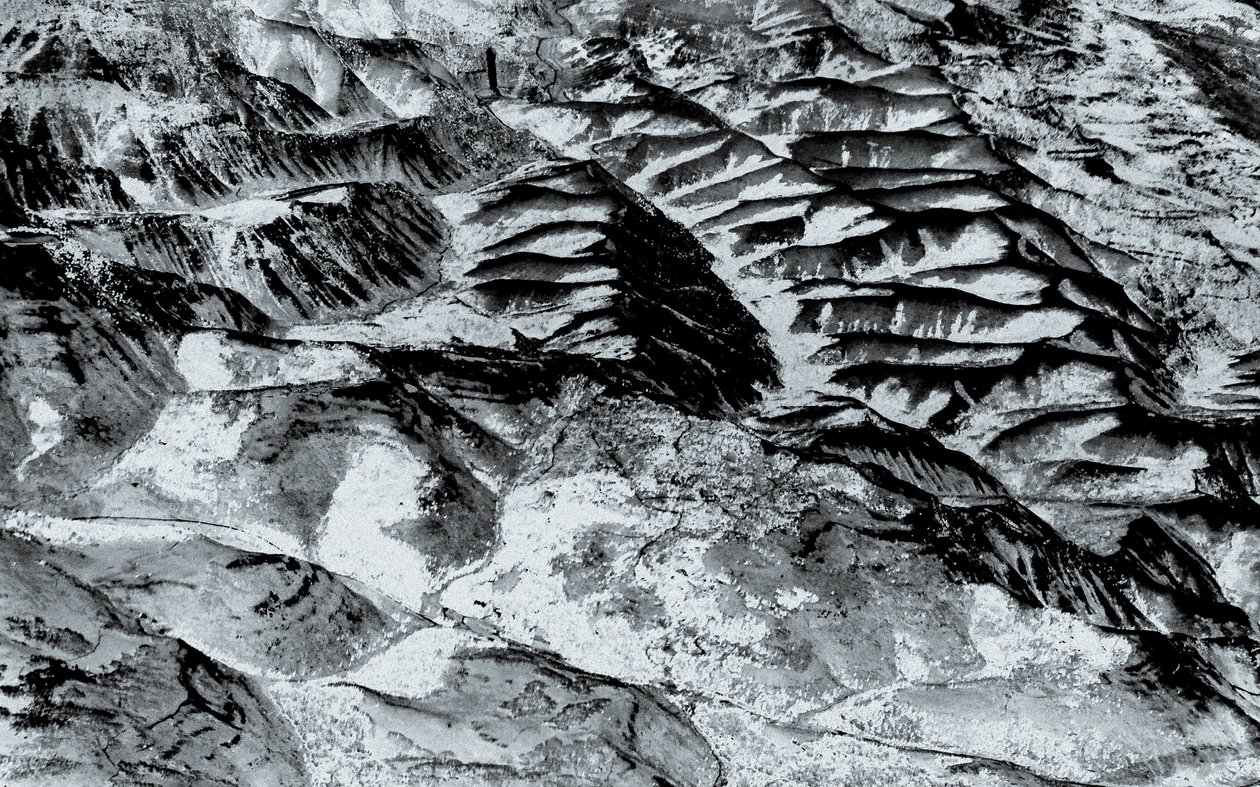 Over Nevada, 2018 (handgeschilderde foto) door Alice Gur-Arie