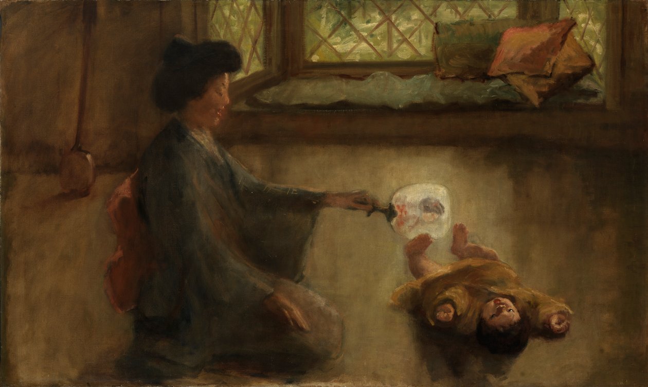 Japanse wiegelied, ca. 1903 door Alice Pike Barney