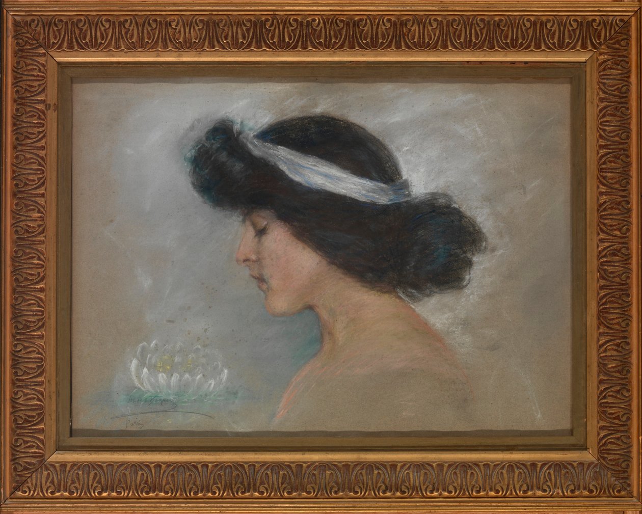 Waterlelie door Alice Pike Barney