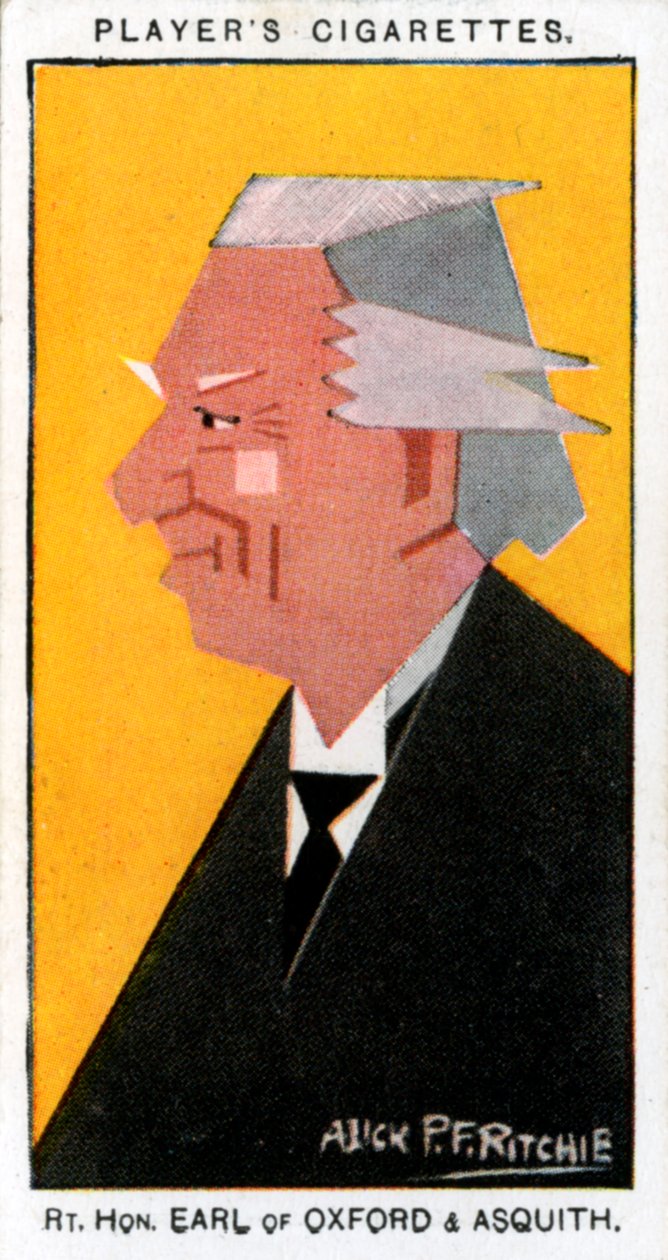 Herbert Henry Asquith, 1e Graaf van Oxford en Asquith, Britse Premier, 1926 door Alick P. F. Ritchie