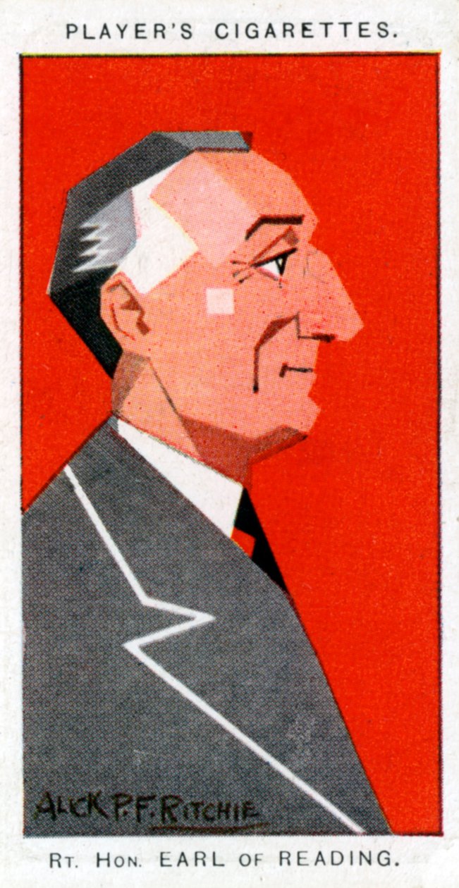 Rufus Isaacs, 1e Markies van Reading, Lord Chief Justice en diplomaat, 1926 door Alick P. F. Ritchie
