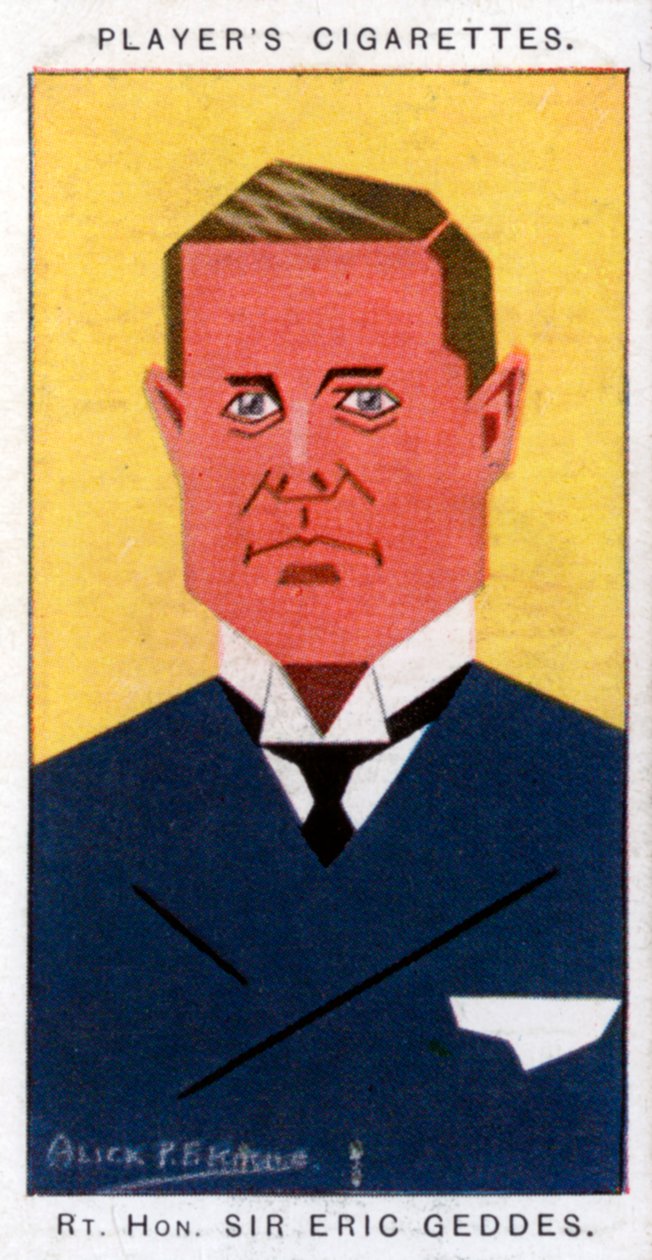 Sir Eric Campbell Geddes, Britse politicus, 1926 door Alick P. F. Ritchie