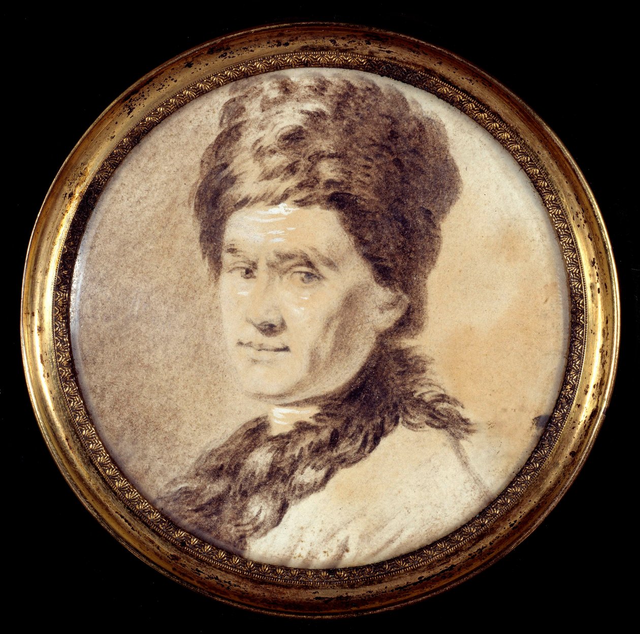 Portret van de Zwitserse filosoof Jean Jacques Rousseau in Armeens kostuum door Allan (after) Ramsay