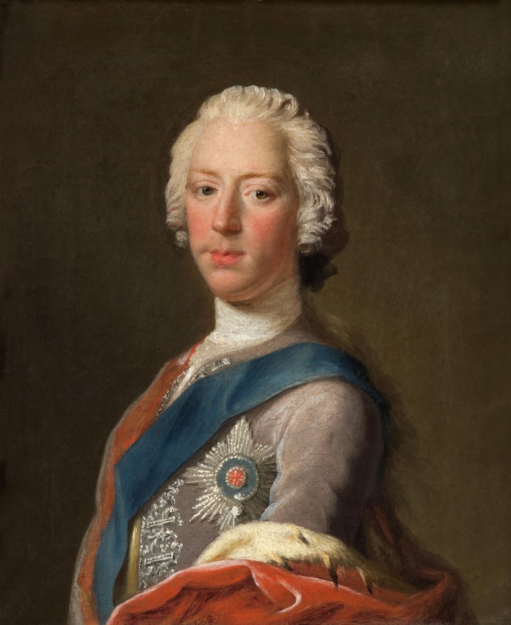 Prins Charles Edward Stuart, 1720 - 1788. Oudste zoon van prins James Francis Edward Stuart door Allan Ramsay