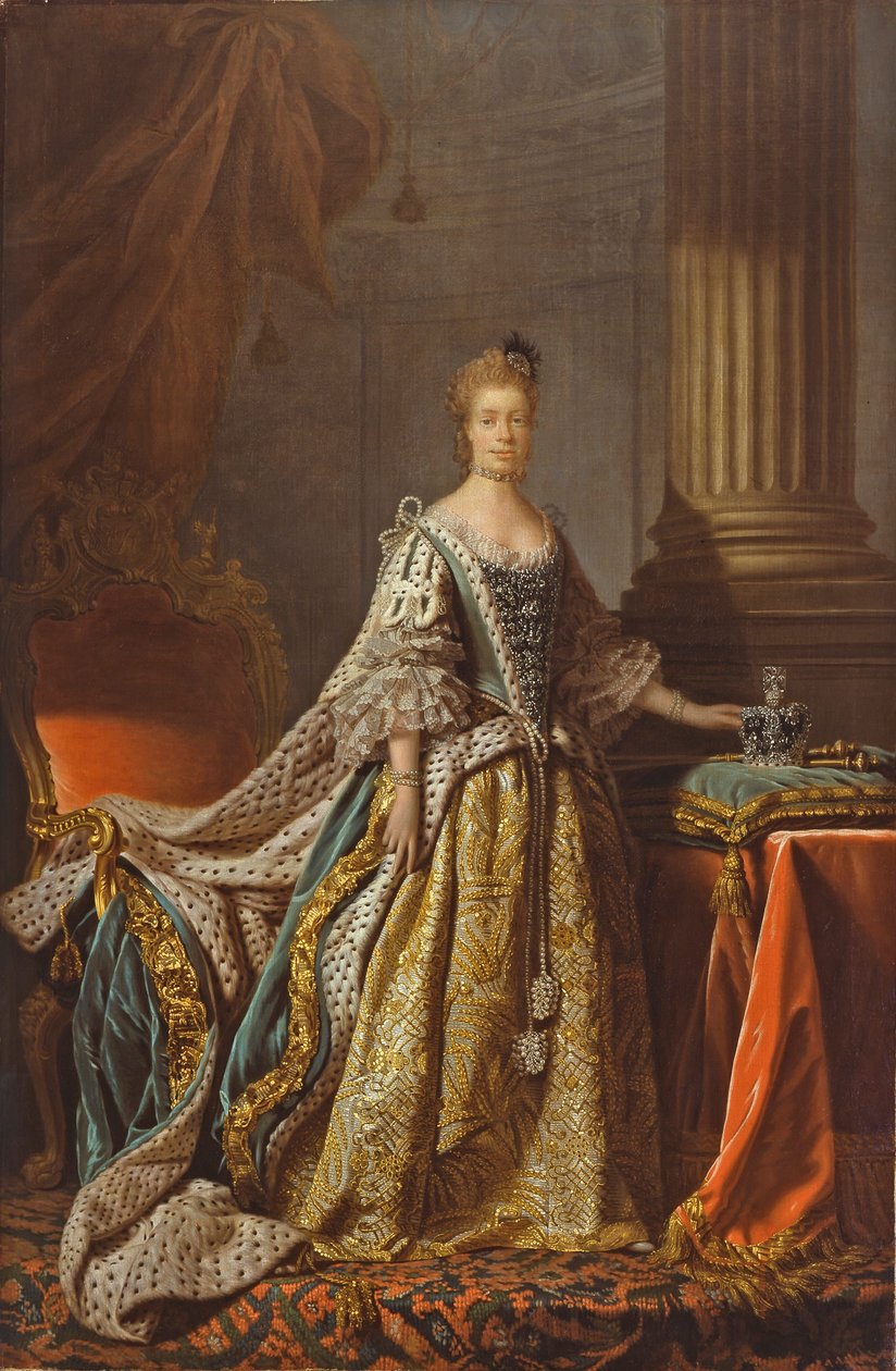 Koningin Charlotte door Allan Ramsay