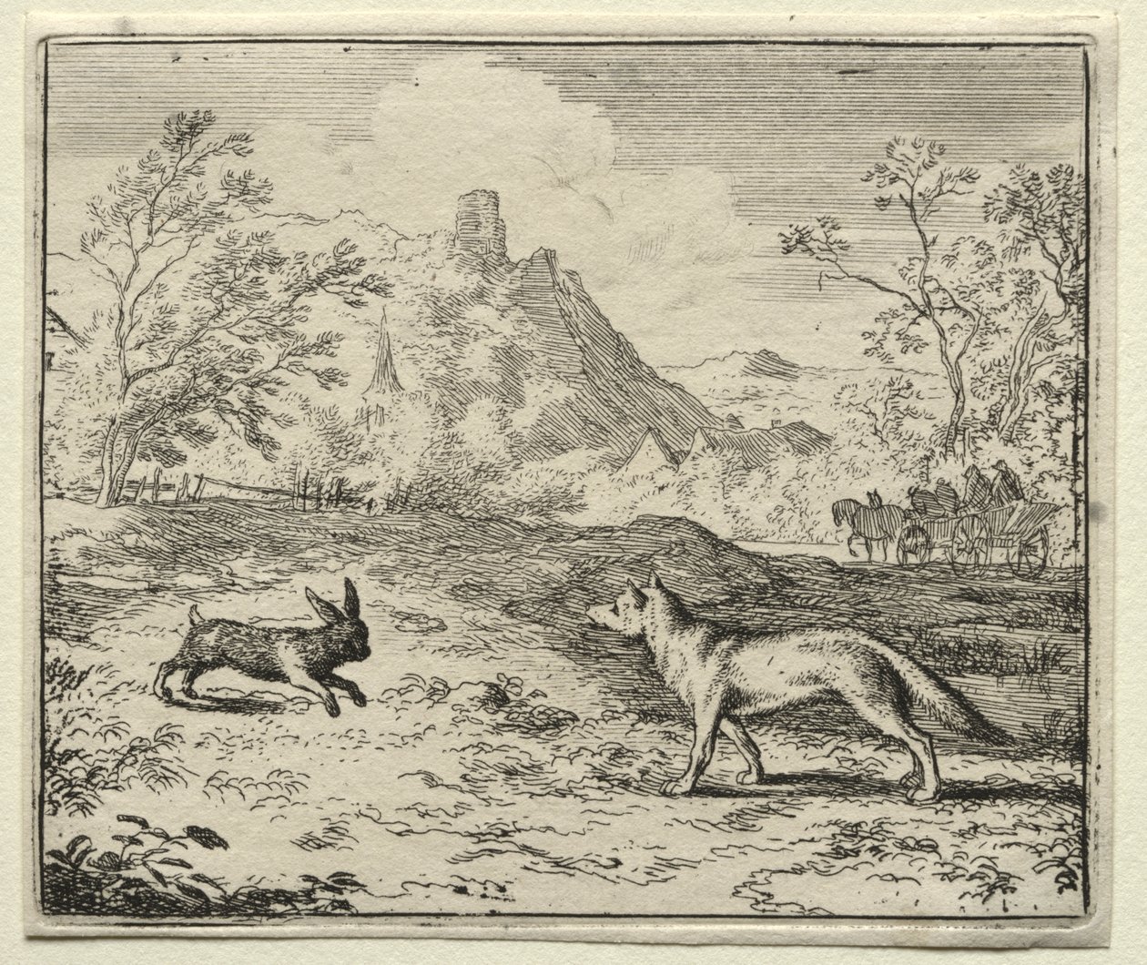 Reinaert de Vos: Reinaert en het Konijn door Allart van Everdingen