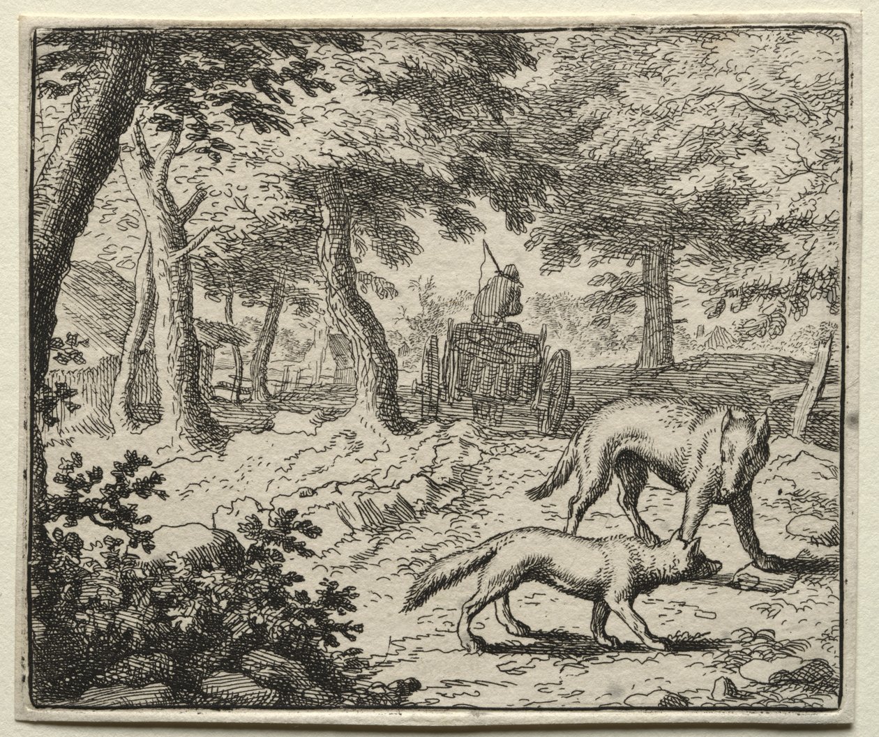 Reinaert de Vos: De Verdediging van Reinaert door de Das door Allart van Everdingen