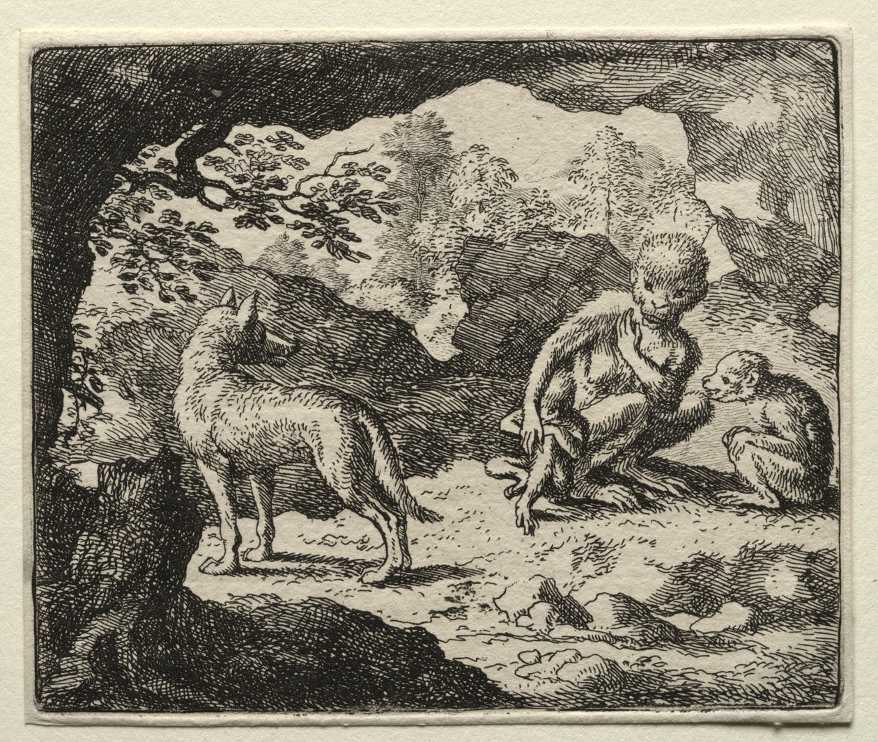 Reinaert de Vos: De wolf in het apenhol door Allart van Everdingen