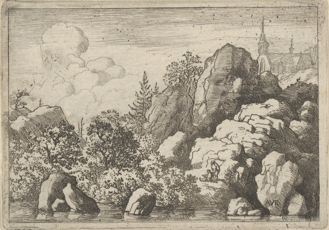 De Kerk op de Heuvel door Allart van Everdingen