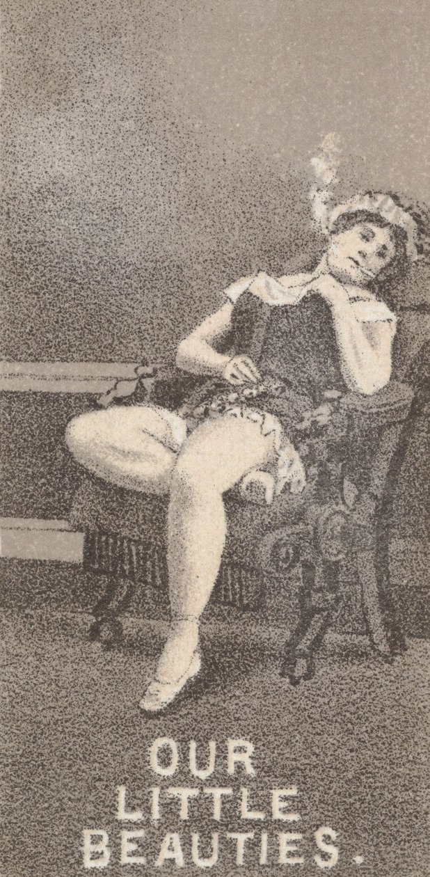 Uit de Actrices serie N57 ter promotie van Our Little Beauties Cigarettes voor Allen & Ginte..., 1890 door Allen and Ginter