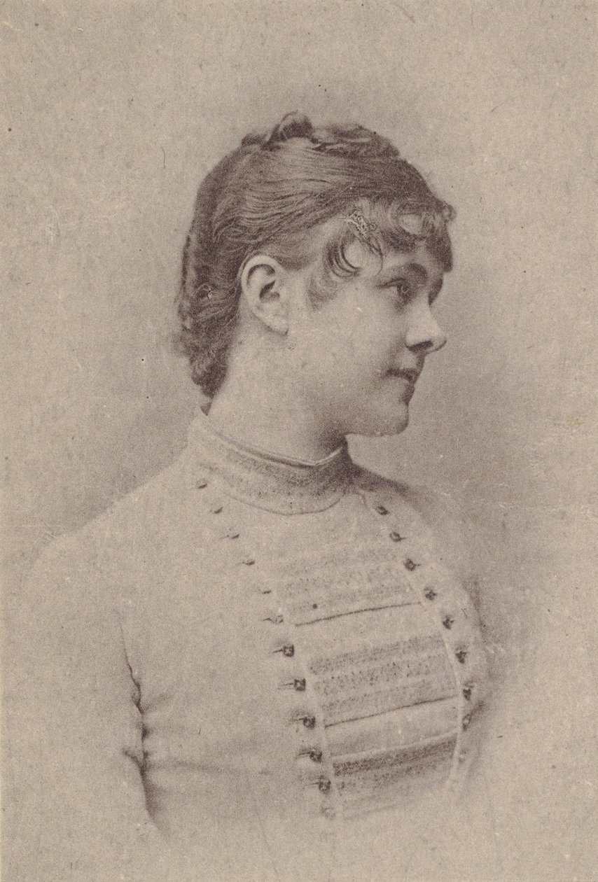 Lili Rupp, uit de serie Actrices N67 ter promotie van Virginia Brights Sigaretten voor A..., ca. 1888 door Allen and Ginter
