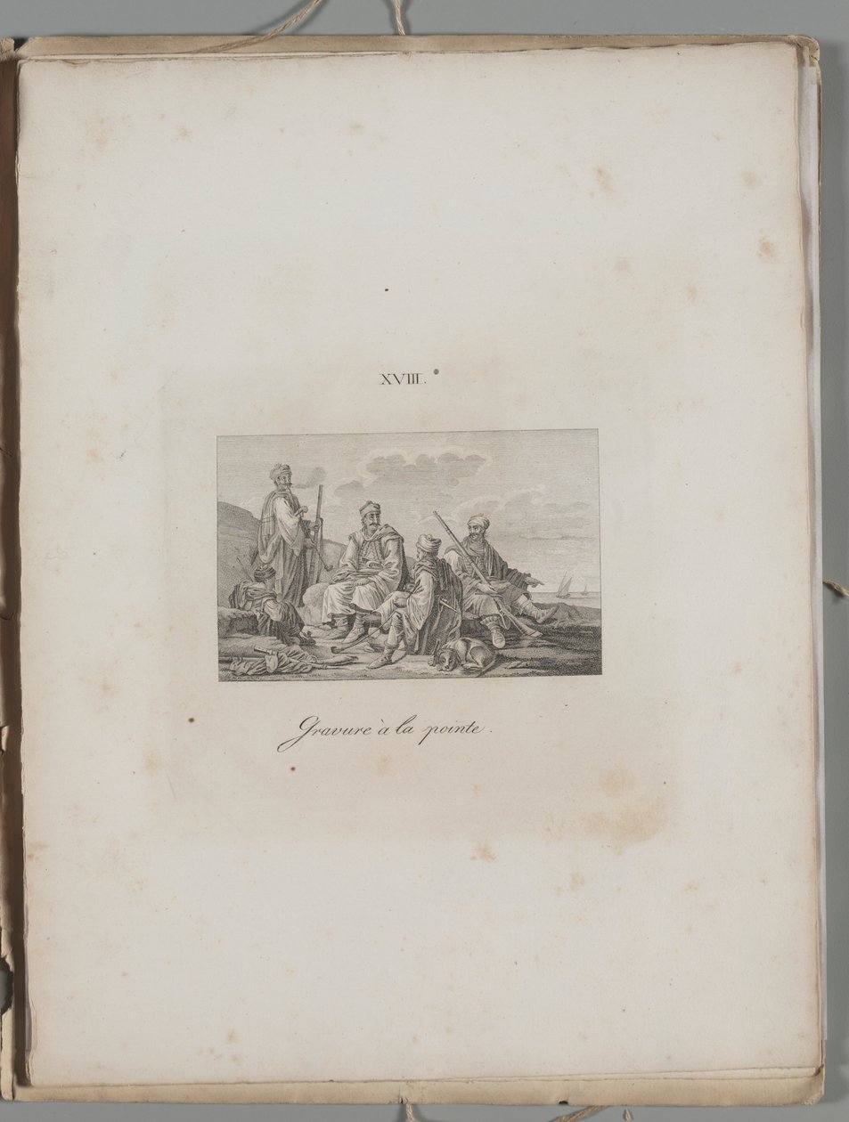 Kunst van de Lithografie: Albanees, Plaat XVIII door Alois Senefelder