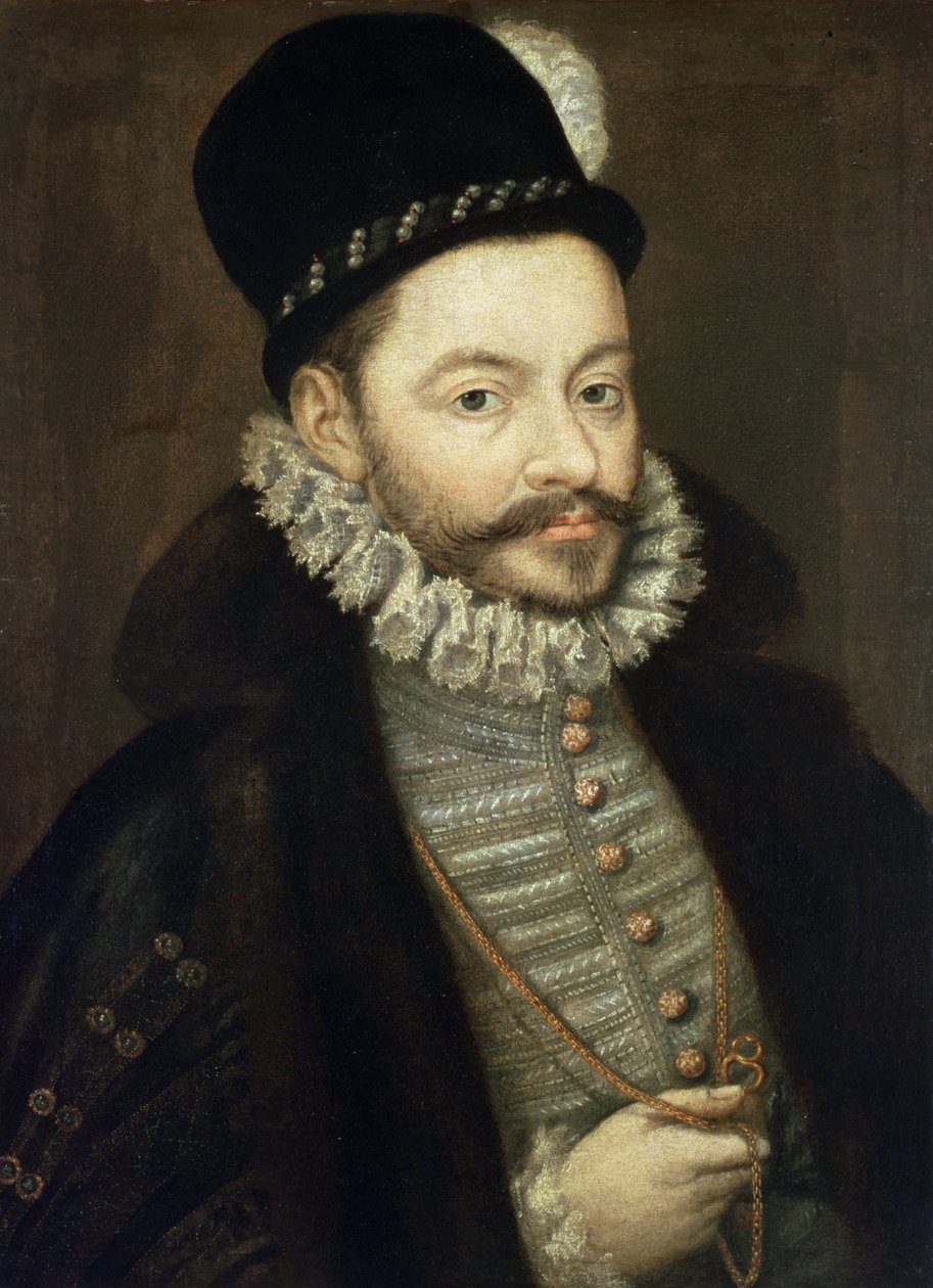 Portret van Antonio Perez (1539-1611), secretaris van Felipe II door Alonso Sánchez Coello