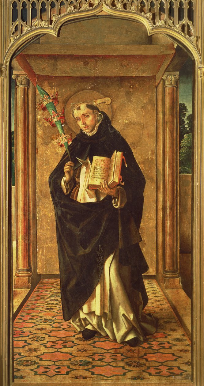 St. Petrus Martelaar (van het St. Petrus Altaarstuk) door Alonso Berruguete