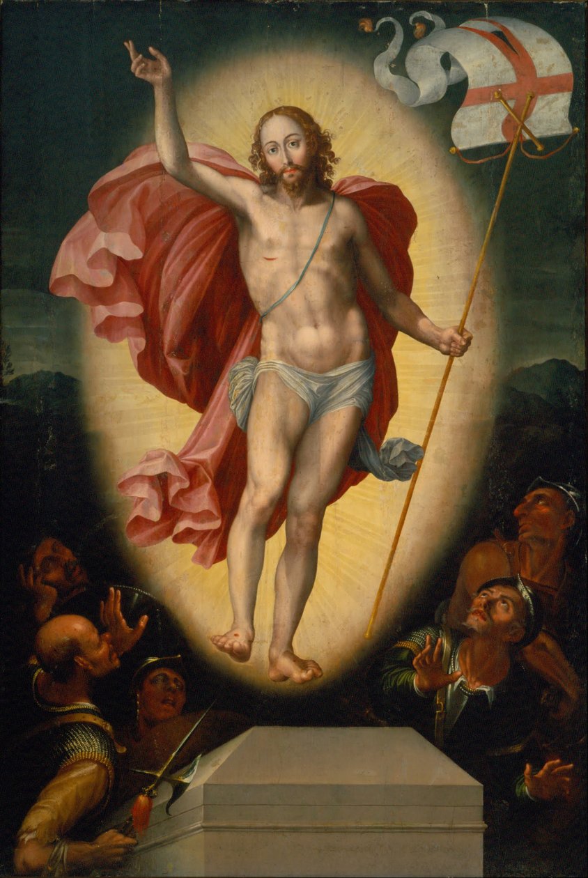 De wederopstanding van Christus door Alonso López de Herrera
