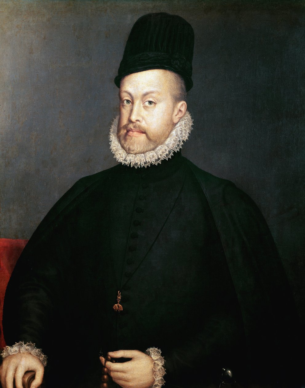 Portret van Filips II, koning van Spanje door Alonso Sánchez Coello