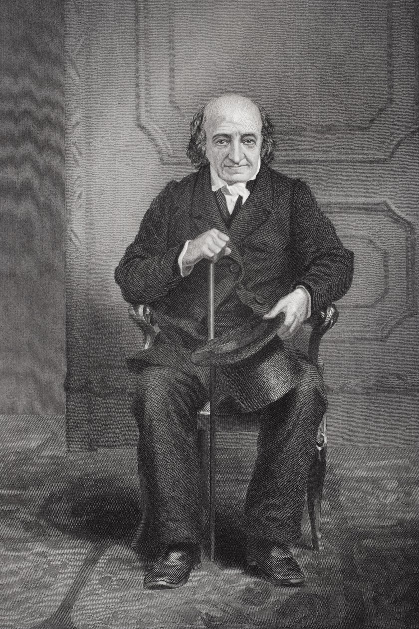 Portret van Albert Gallatin (1761-1849) door Alonzo Chappel