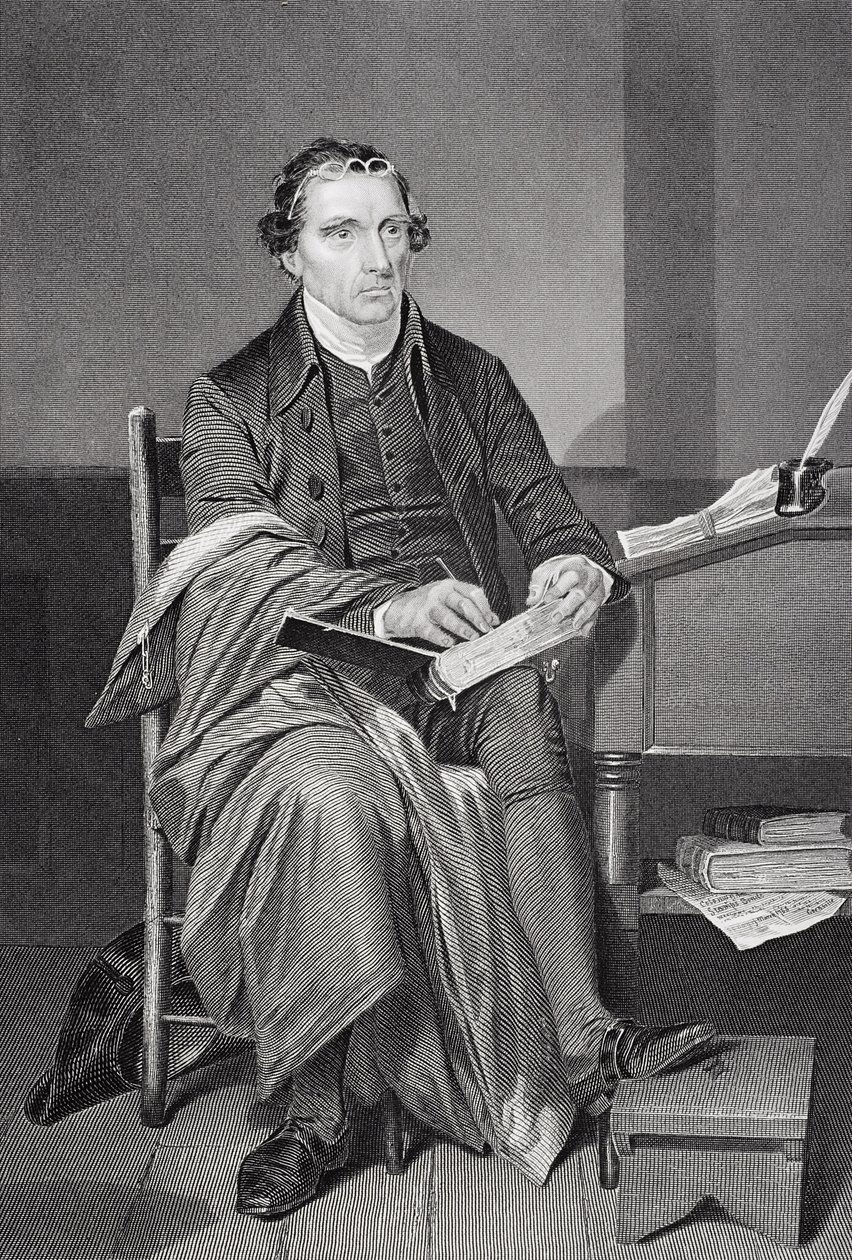 Portret van Patrick Henry door Alonzo Chappel