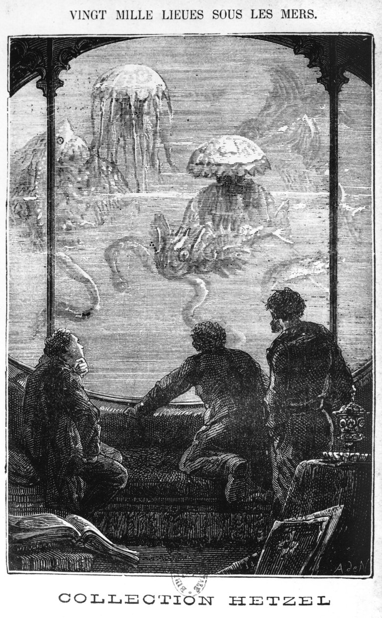 De Passagiers van de Nautilus, illustratie uit 