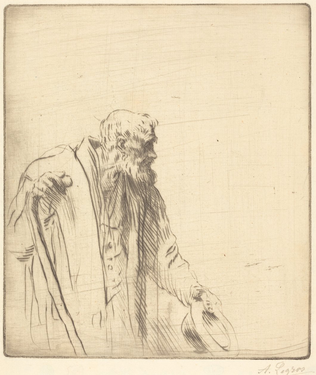 Bedelaar door Alphonse Legros