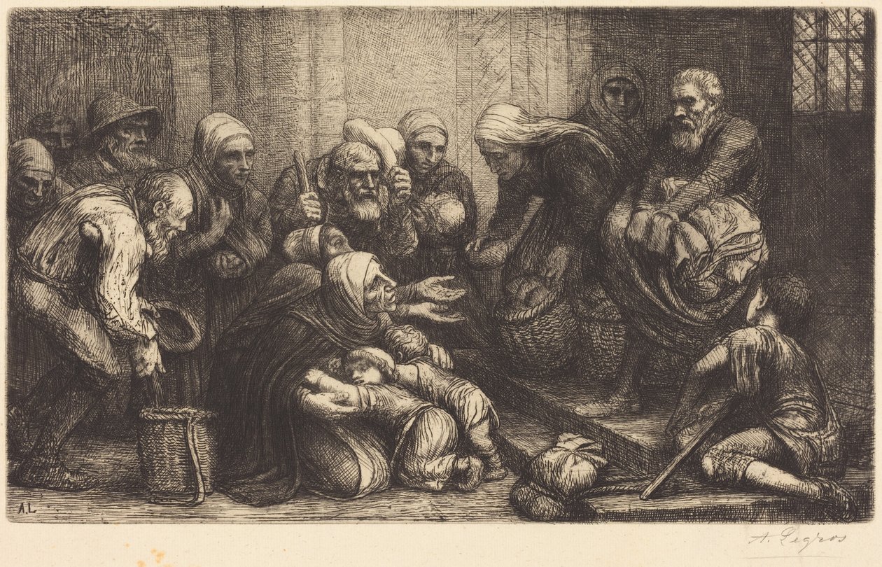 Bedelaars van Brussel (De bedelaars van Brugge) door Alphonse Legros