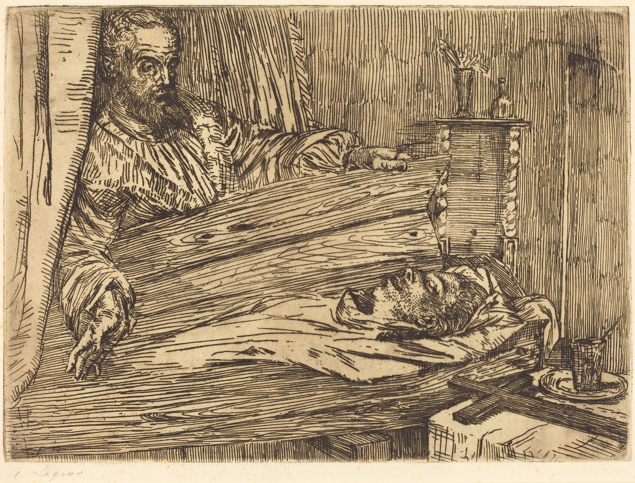Berenice, 2e plaat door Alphonse Legros