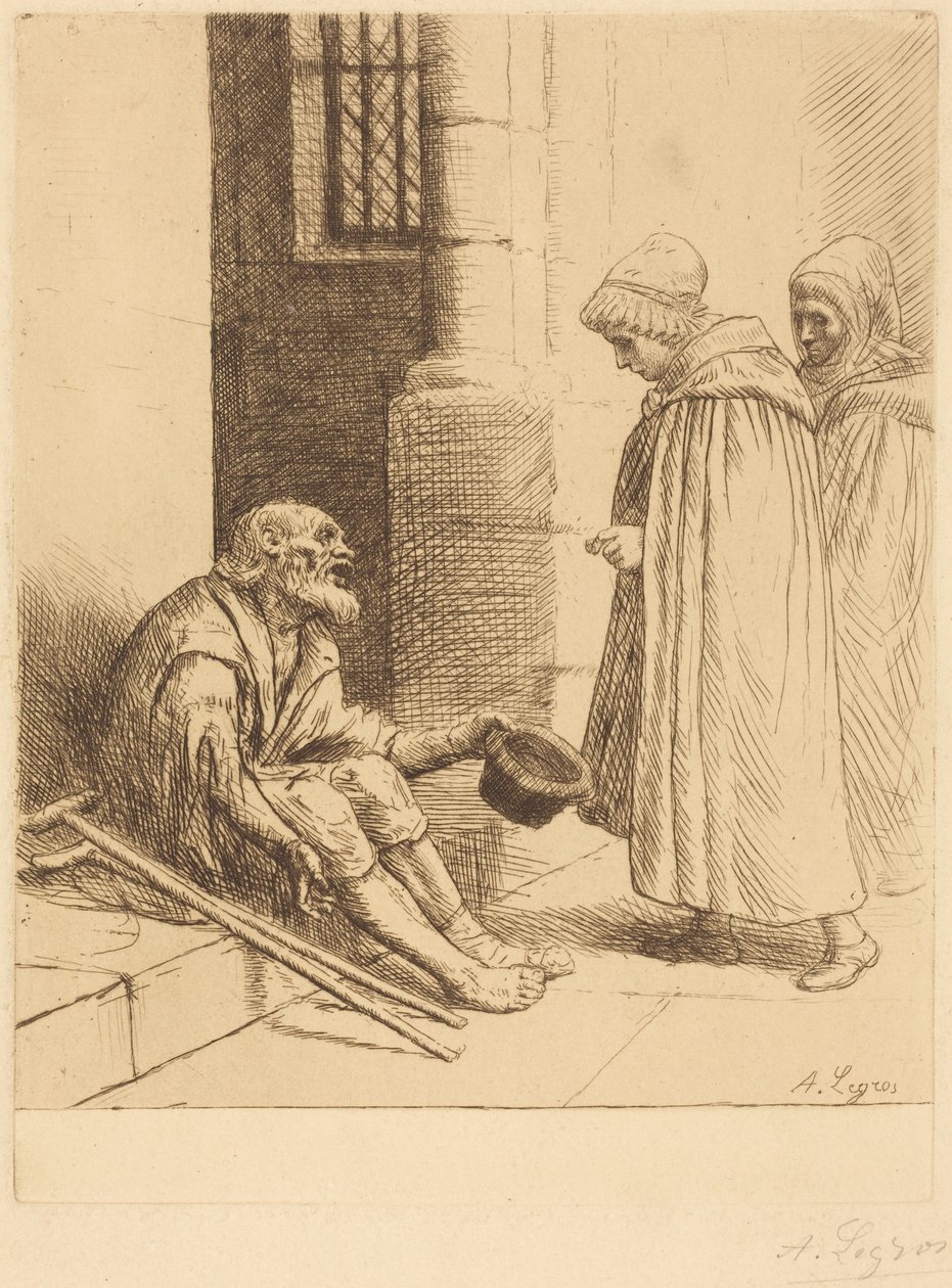 Naastenliefde door Alphonse Legros
