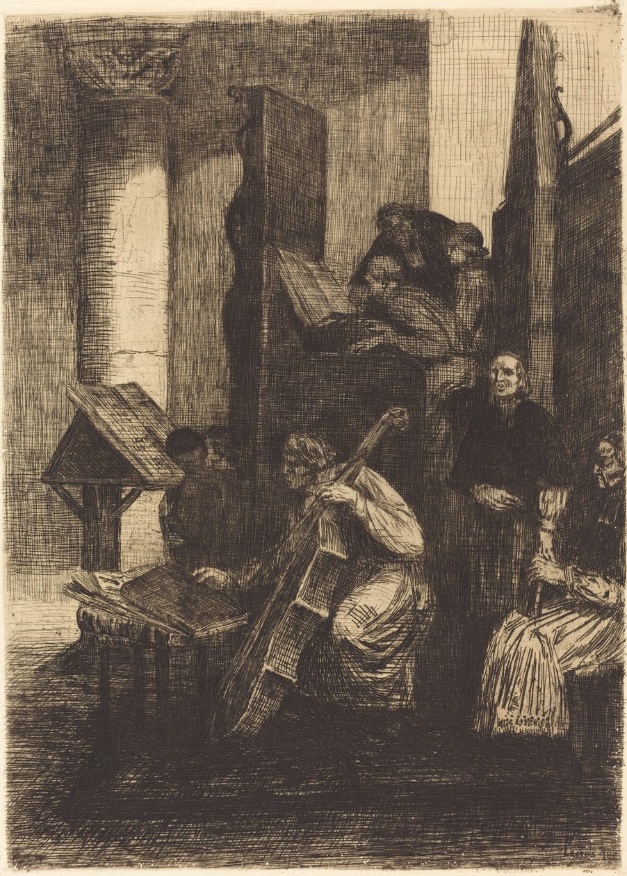 Koor in een Spaanse Kerk (Le choeur d