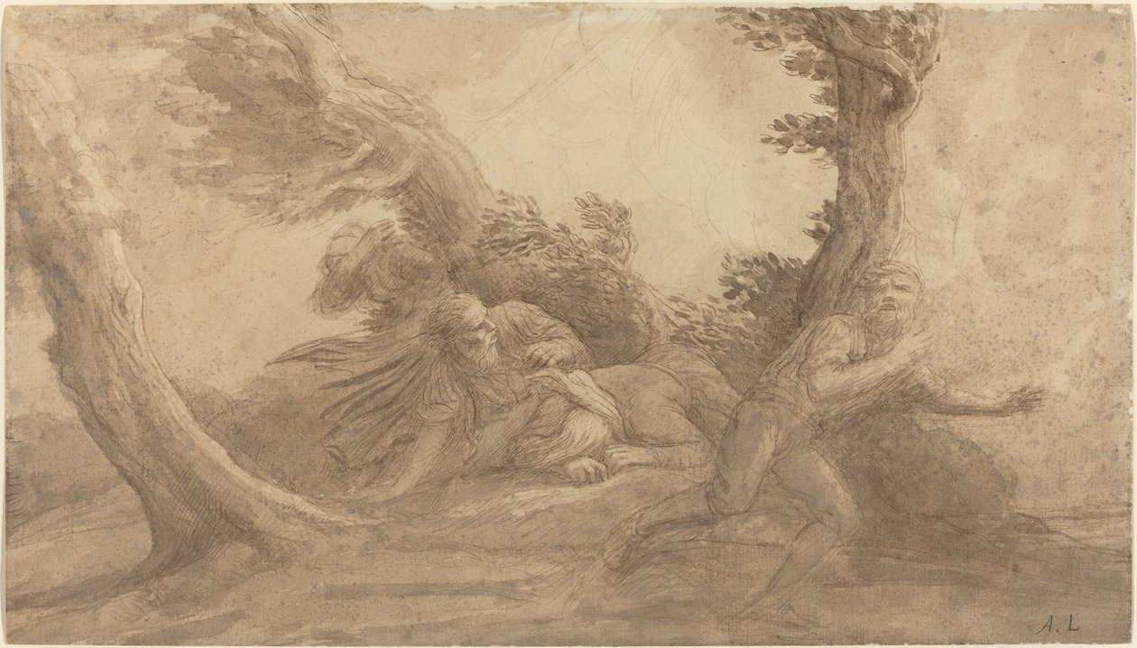 Donderslag door Alphonse Legros