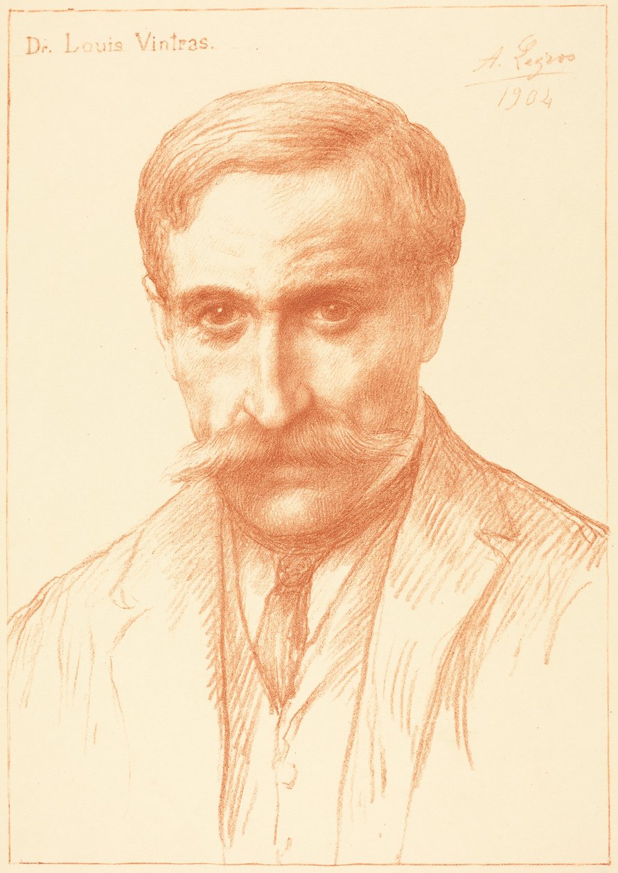 Dr. Louis Vintras door Alphonse Legros