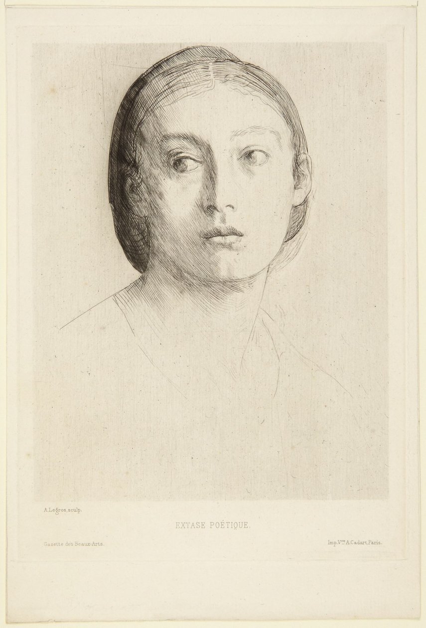 Poëtische extase/Poetic Extasy door Alphonse Legros