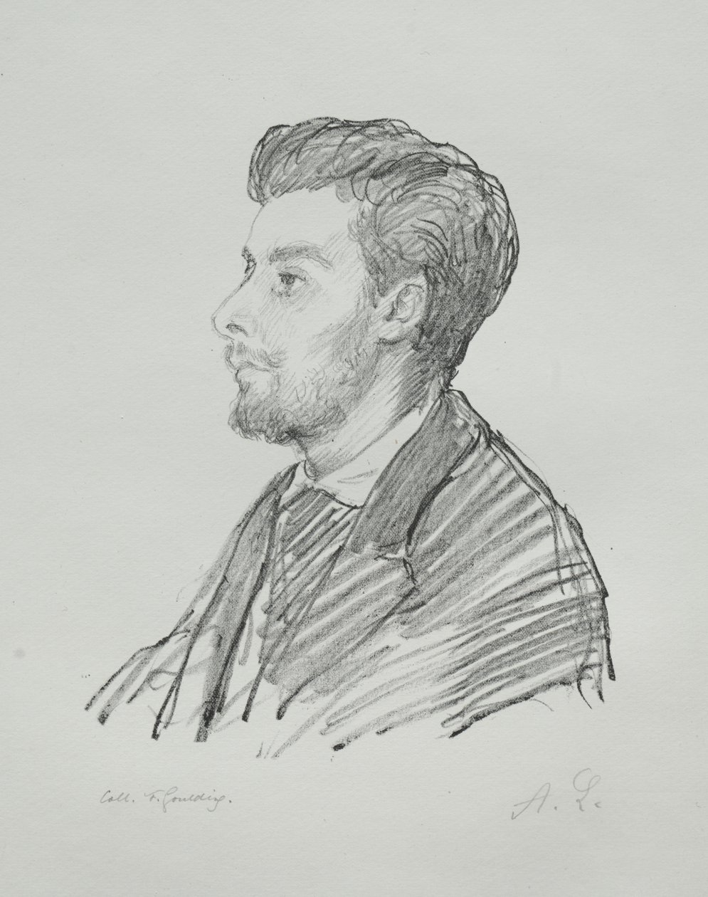 Frédéric Régamey door Alphonse Legros