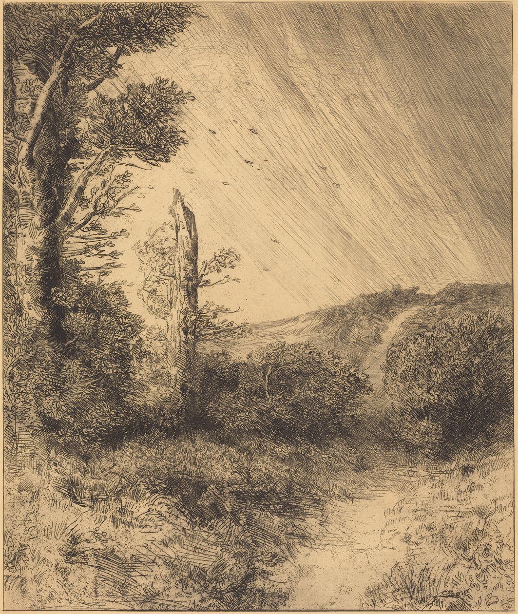 Windstoot door Alphonse Legros