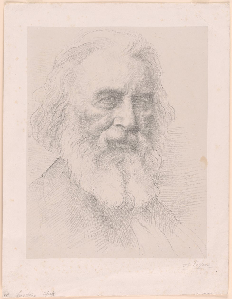Henry Wadsworth Longfellow door Alphonse Legros